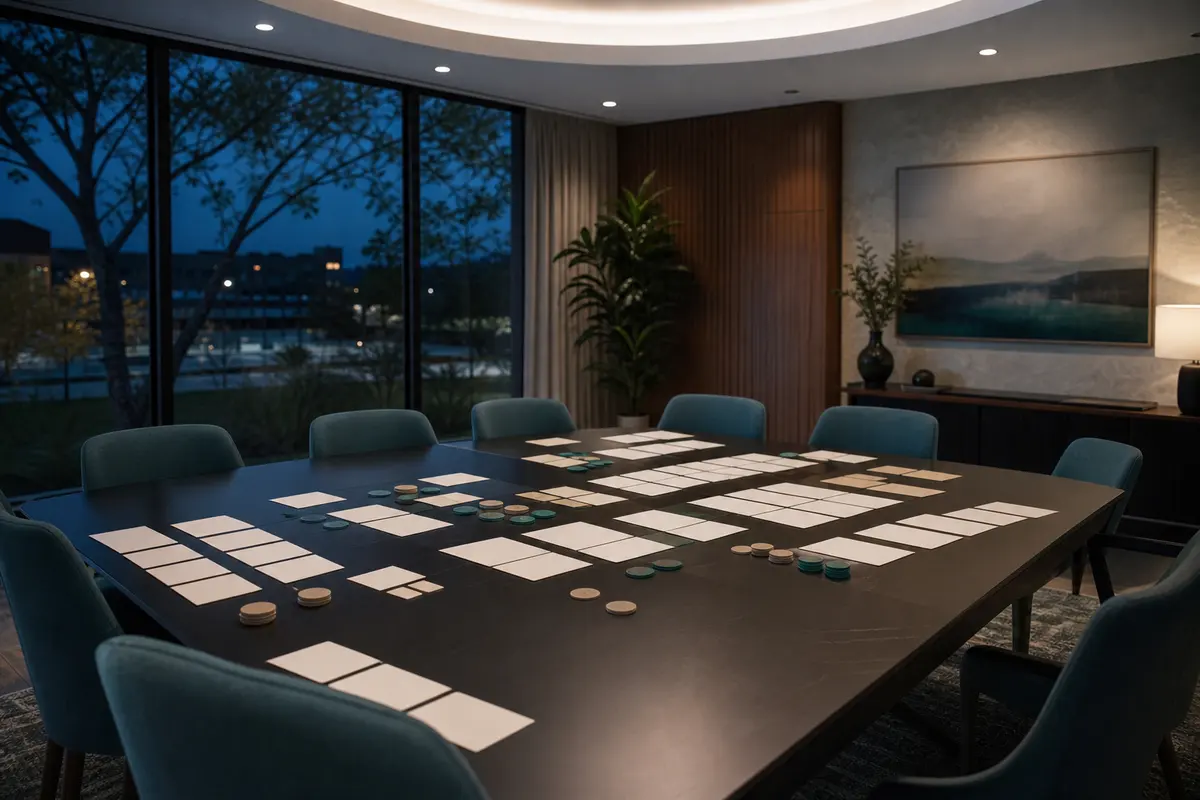 Editorial platform planning scene for ROI Dashboard in Jackson, Tennessee