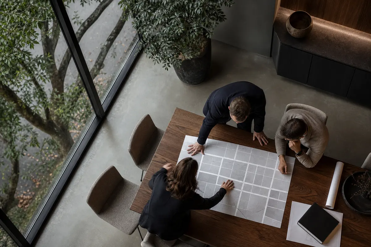 Editorial marketing planning scene for Programmatic SEO in Lenoir City, Tennessee