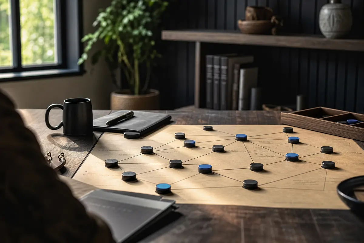 Editorial platform planning scene for Custom Software in McMinnville, Tennessee