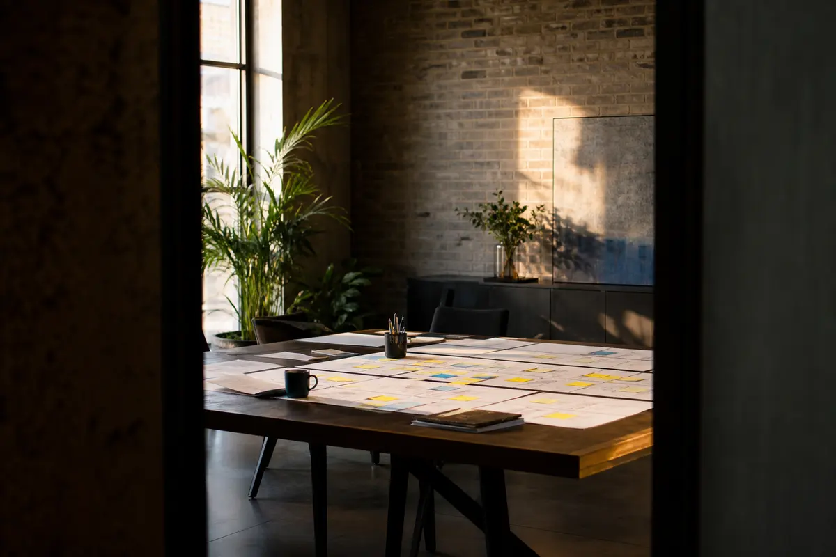 Editorial marketing planning scene for Legal News in Maryville, Tennessee