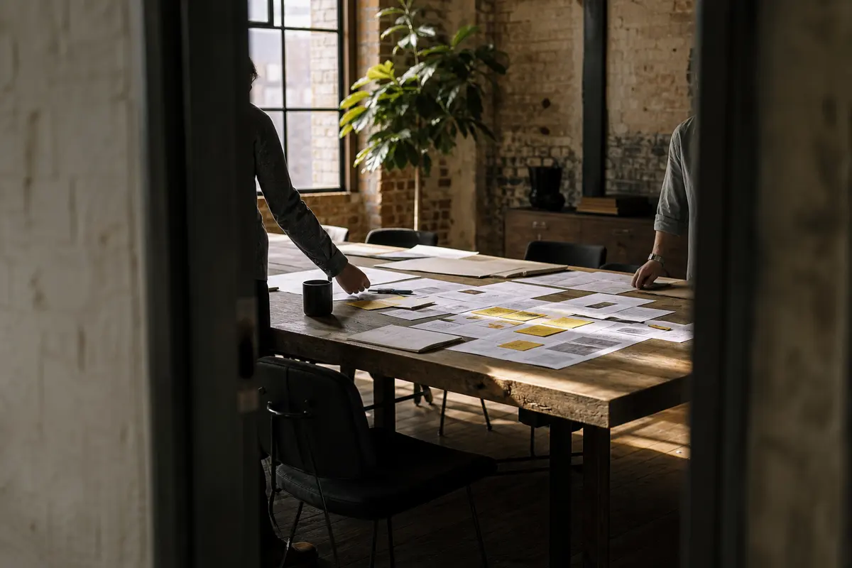 Editorial marketing planning scene for Mount Carmel, Tennessee