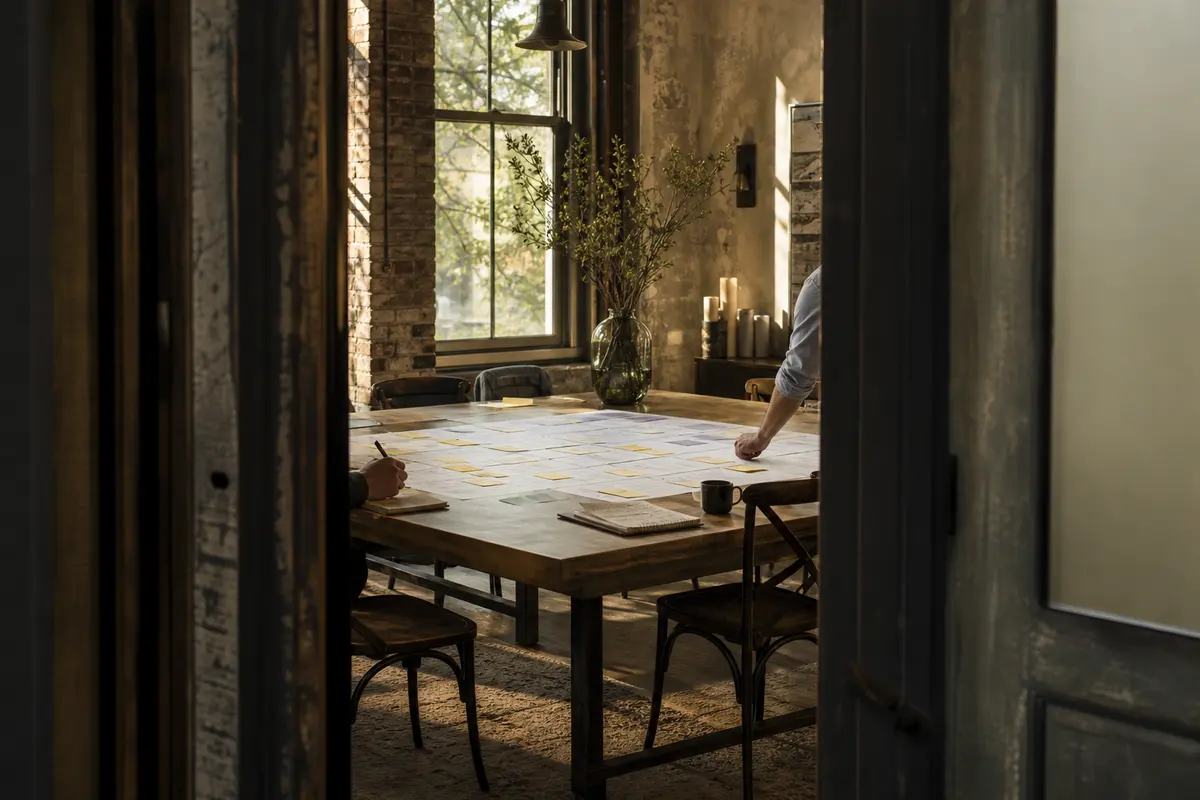 Editorial marketing planning scene for Soddy-Daisy, Tennessee