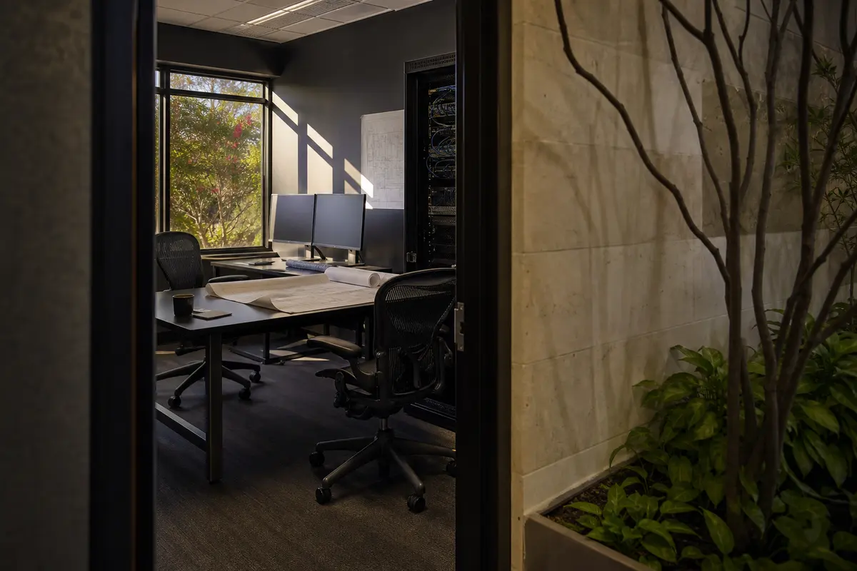 Editorial platform planning scene for Custom Software in Allen, Texas