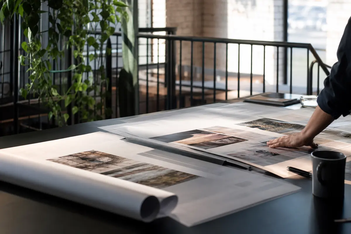 Editorial marketing planning scene for Programmatic SEO in Andrews, Texas