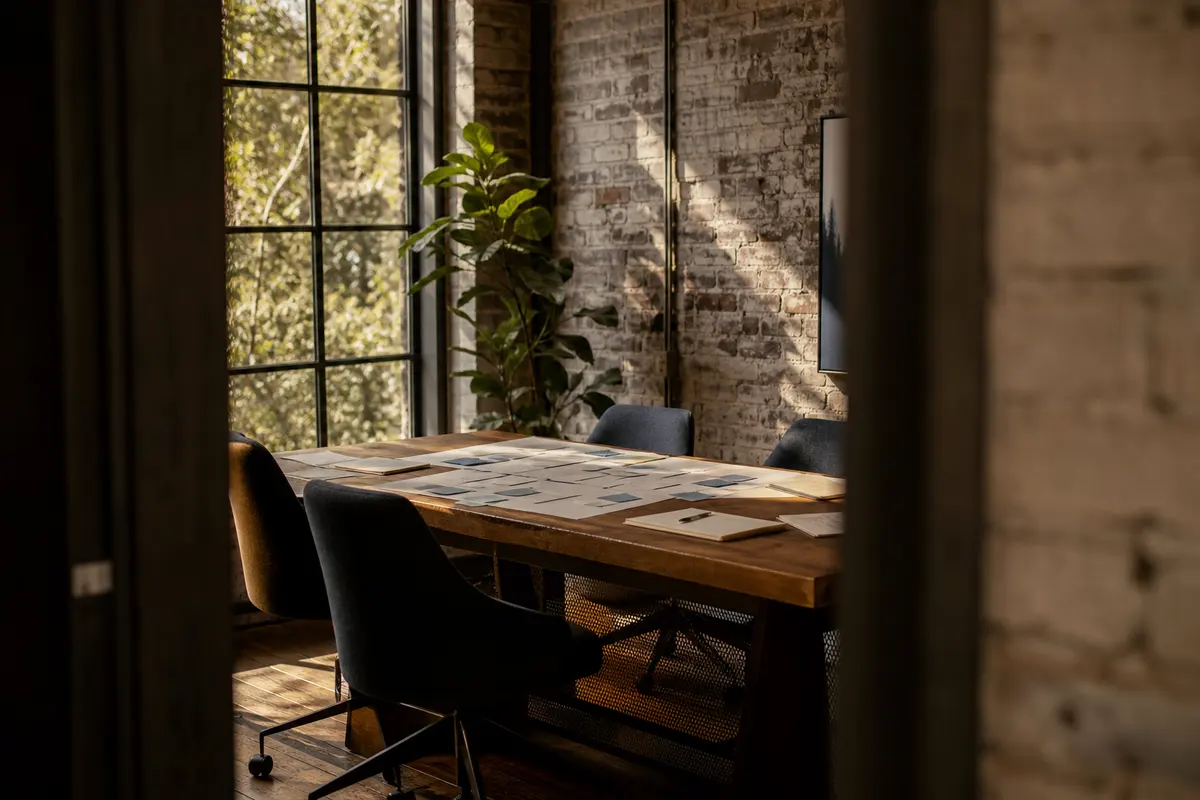 Editorial marketing planning scene for Legal News in Atascocita, Texas