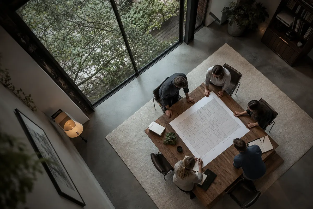 Editorial marketing planning scene for Atlanta, Texas