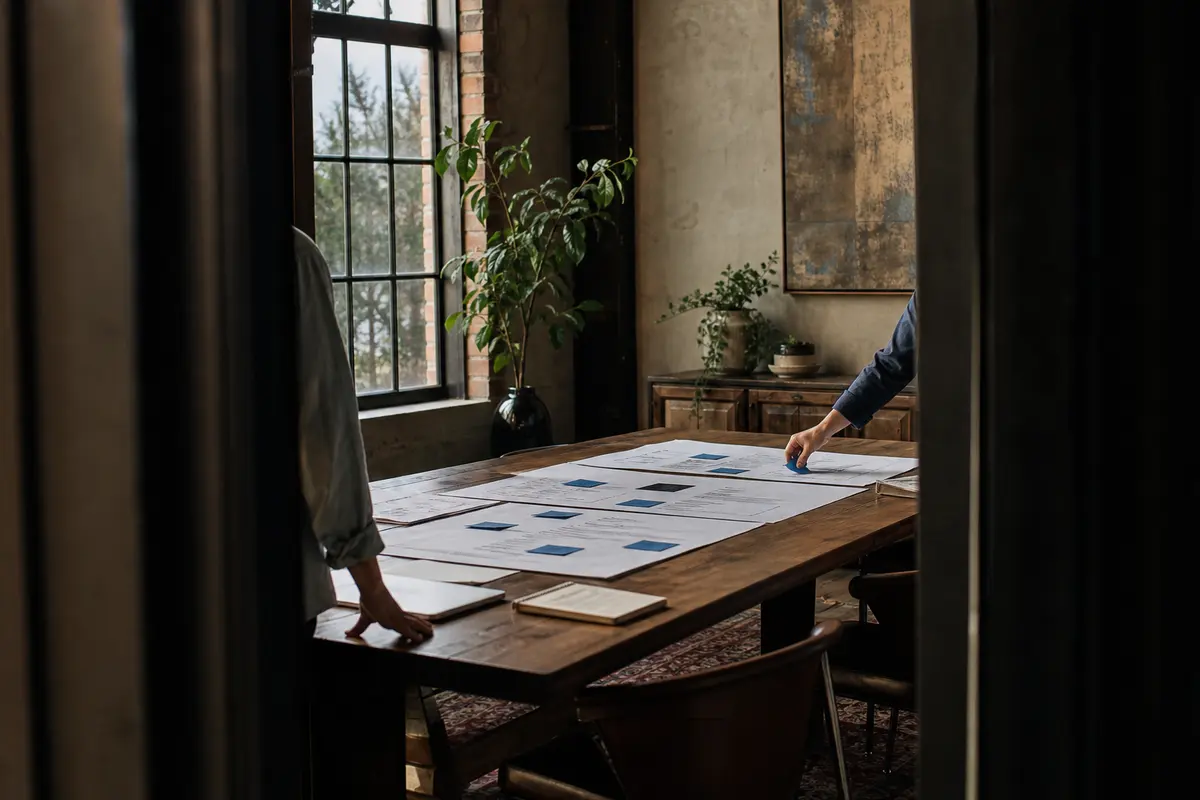 Editorial marketing planning scene for Reputation & Reviews in Azle, Texas
