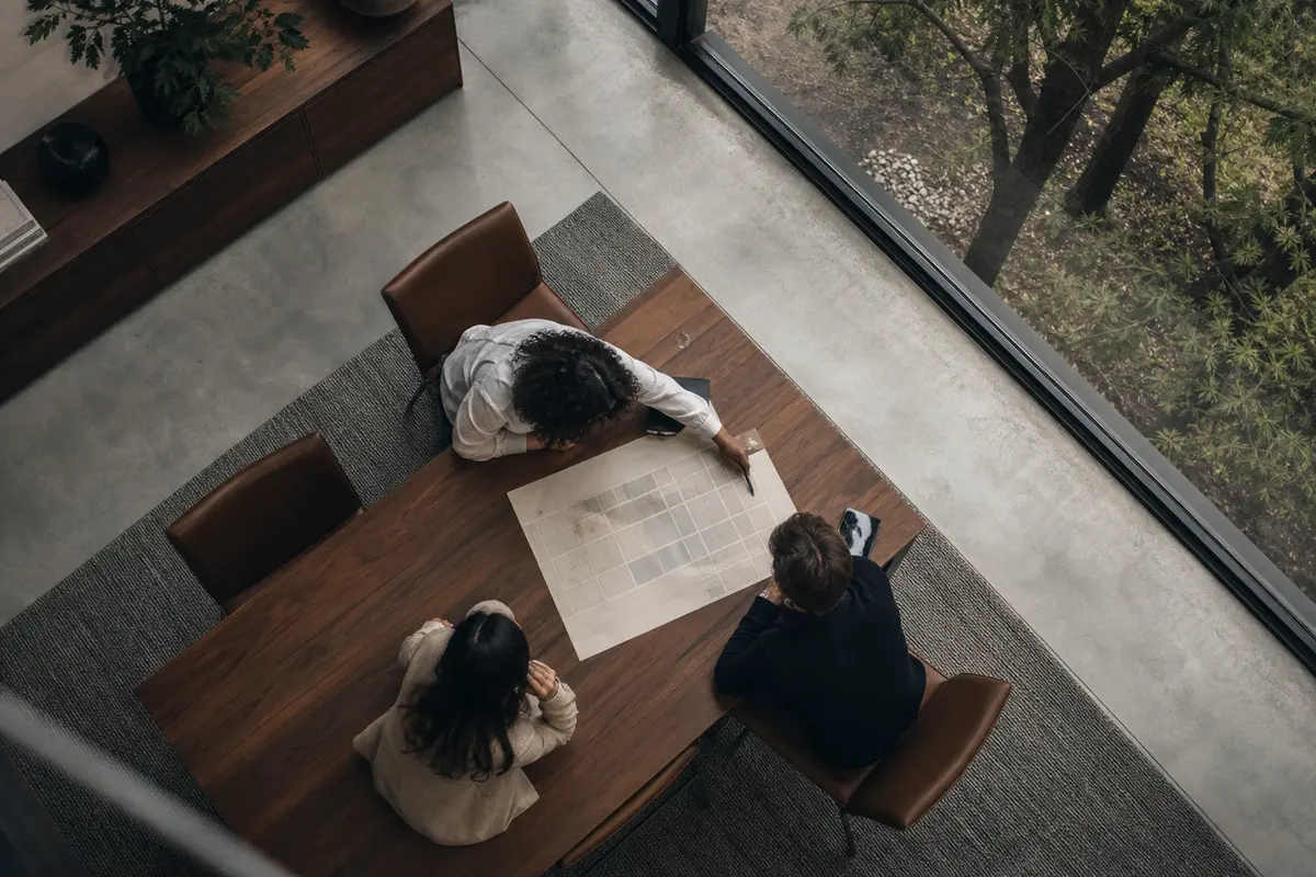 Editorial marketing planning scene for AI SEO in Balch Springs, Texas