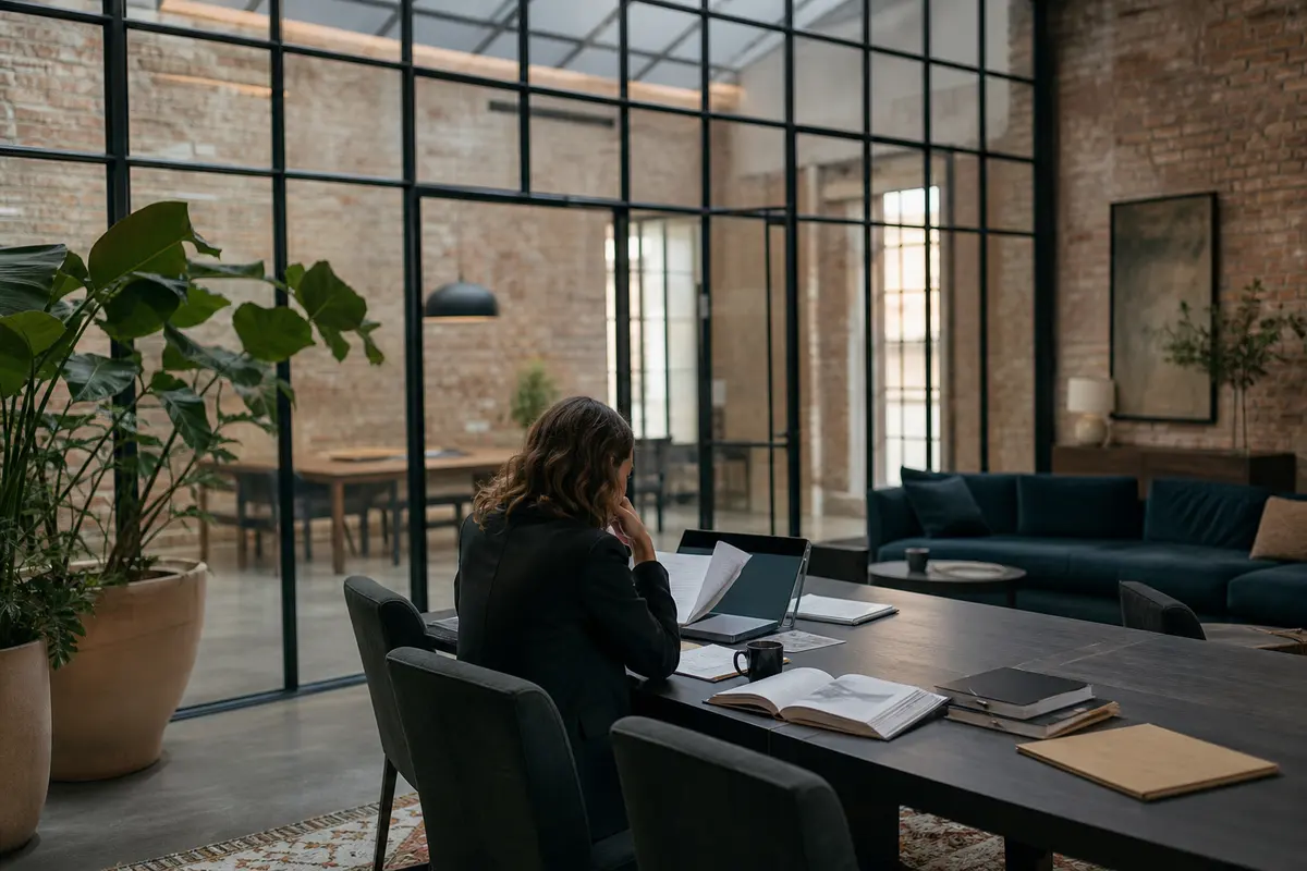 Editorial marketing planning scene for Boerne, Texas
