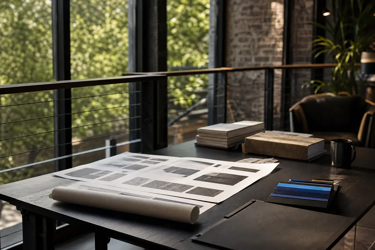 Editorial marketing planning scene for Bowie, Texas