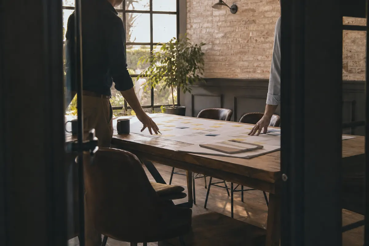 Editorial marketing planning scene for Brady, Texas