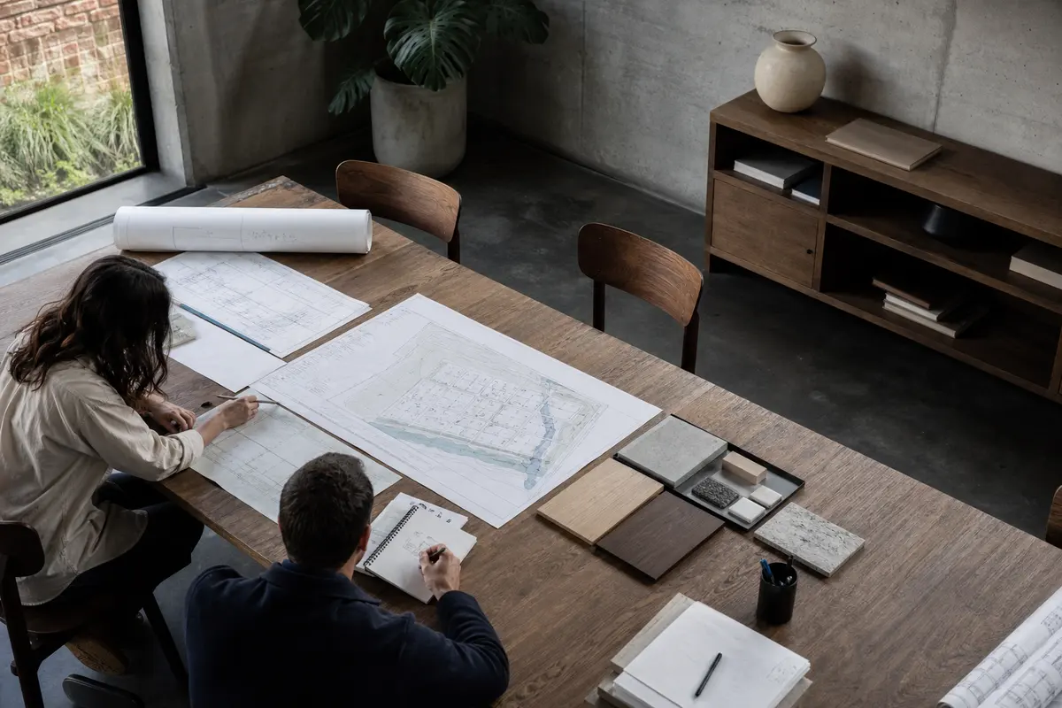 Editorial platform planning scene for Custom Software in Bridgeport, Texas