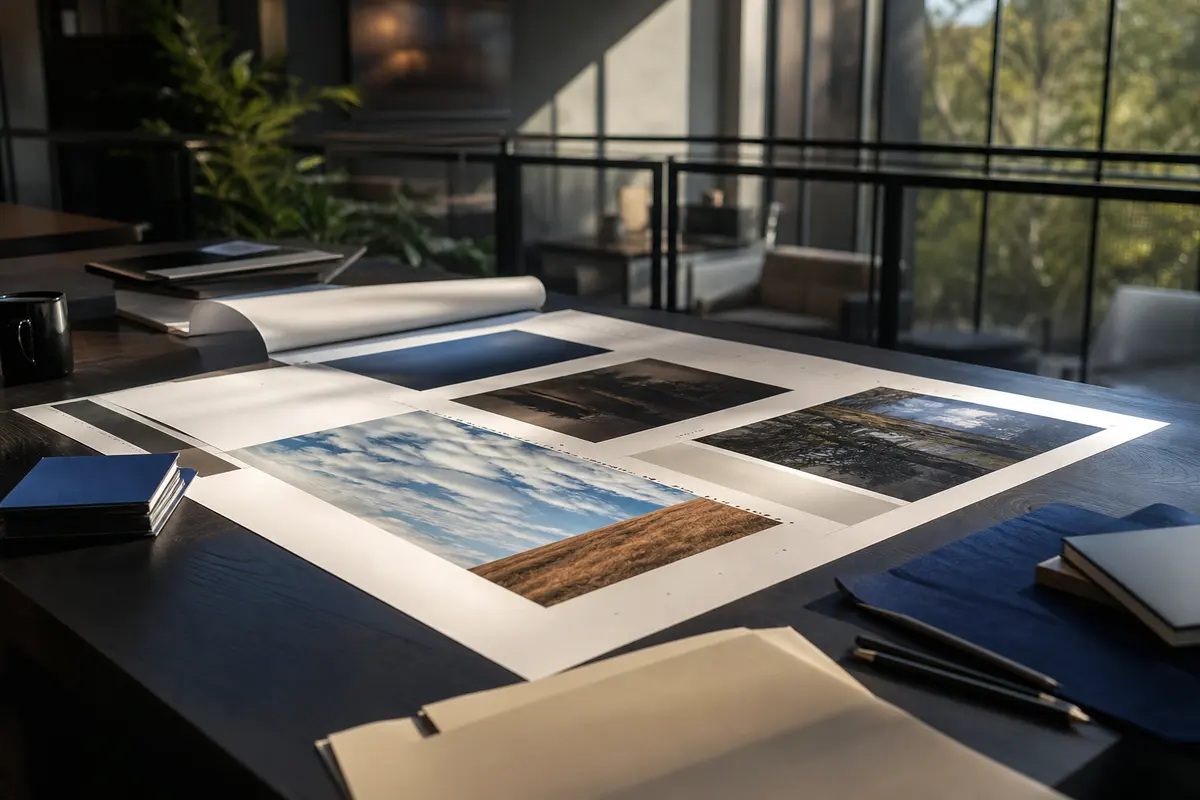 Editorial marketing planning scene for Camp Swift, Texas
