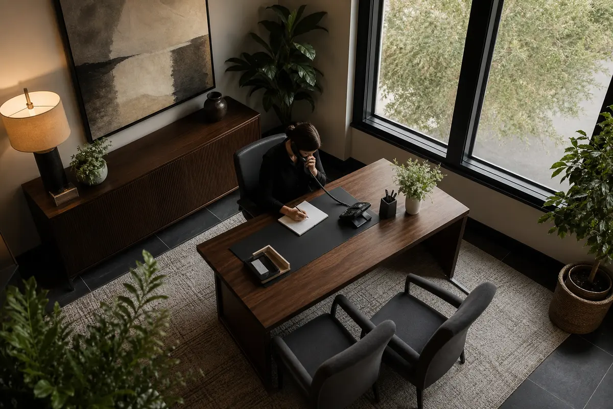 Editorial intake planning scene for Intake Coach in Cibolo, Texas