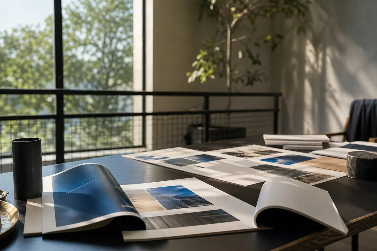 Editorial marketing planning scene for Reputation & Reviews in Commerce, Texas