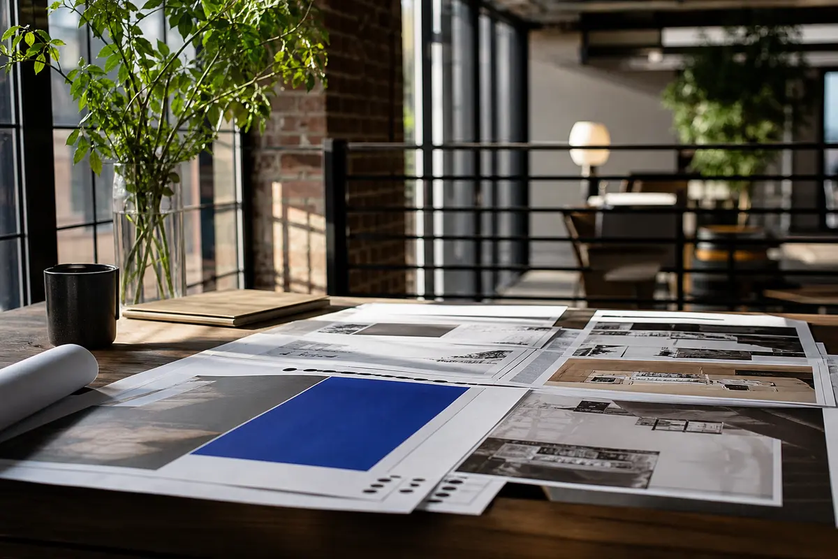 Editorial marketing planning scene for Denton, Texas