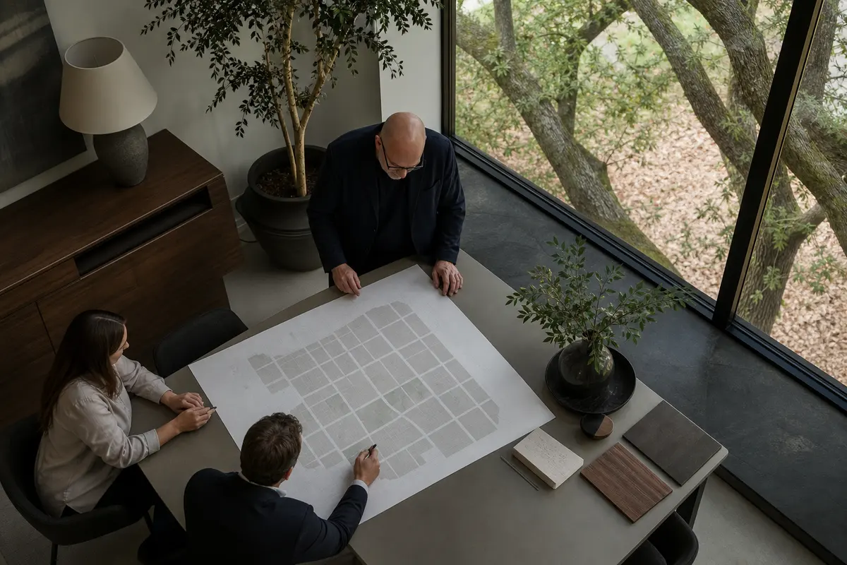 Editorial marketing planning scene for Programmatic SEO in Donna, Texas