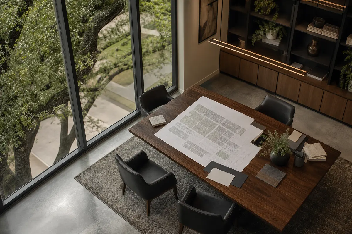 Editorial marketing planning scene for Everman, Texas