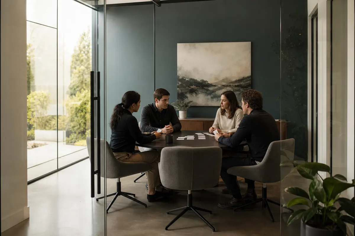 Editorial intake planning scene for Automation in Forney, Texas