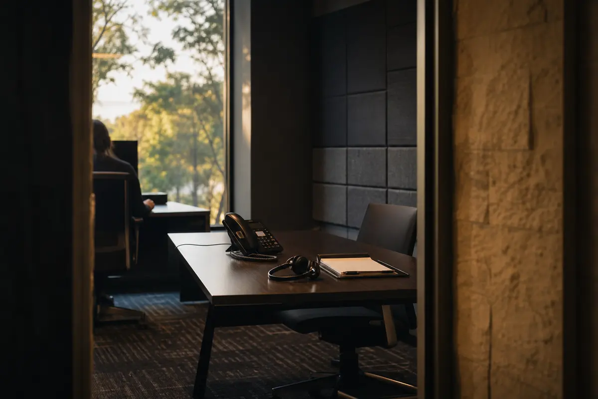 Editorial intake planning scene for AI Answering in Fort Worth, Texas
