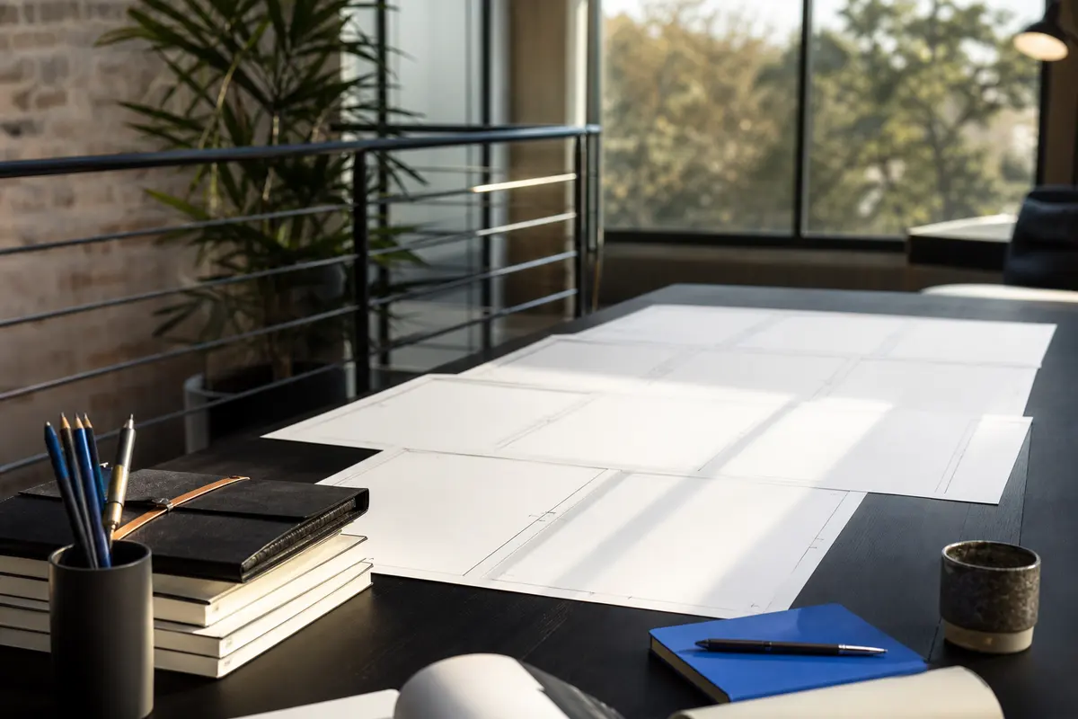 Editorial marketing planning scene for Legal News in Fort Worth, Texas