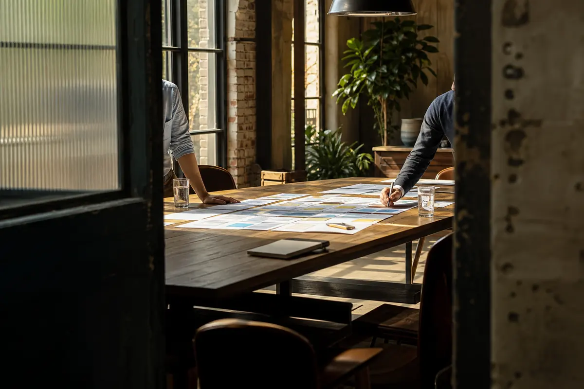 Editorial marketing planning scene for Legal News in Garland, Texas