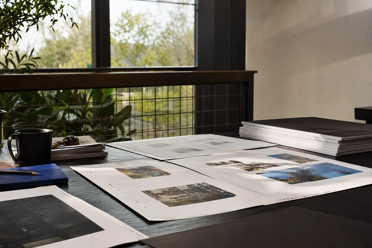 Editorial marketing planning scene for Gilmer, Texas