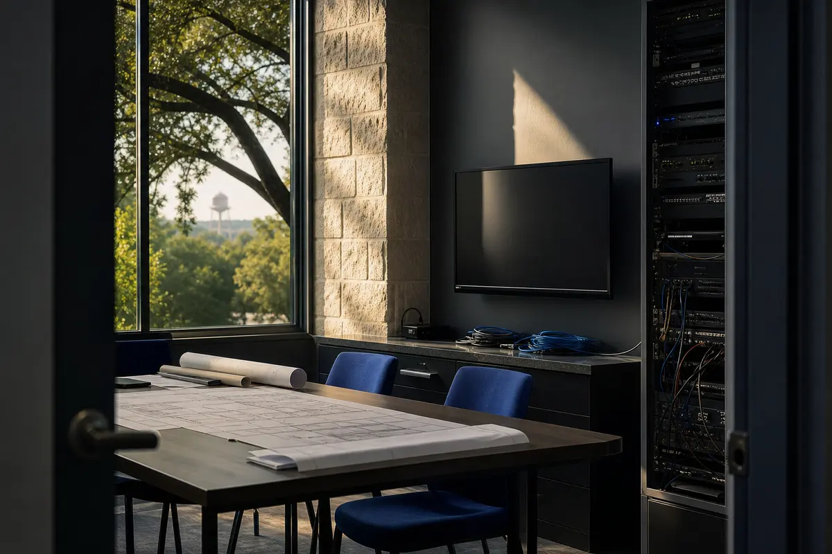 Editorial platform planning scene for Dedicated Hosting in Greenville, Texas