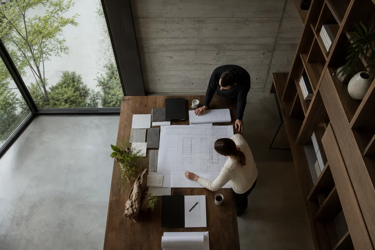 Editorial platform planning scene for Custom Software in Gun Barrel City, Texas