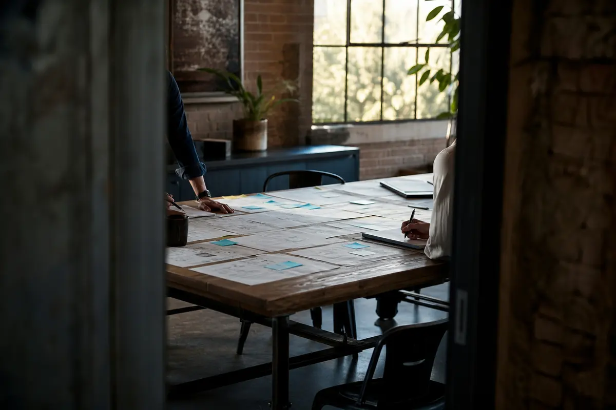 Editorial marketing planning scene for Hewitt, Texas