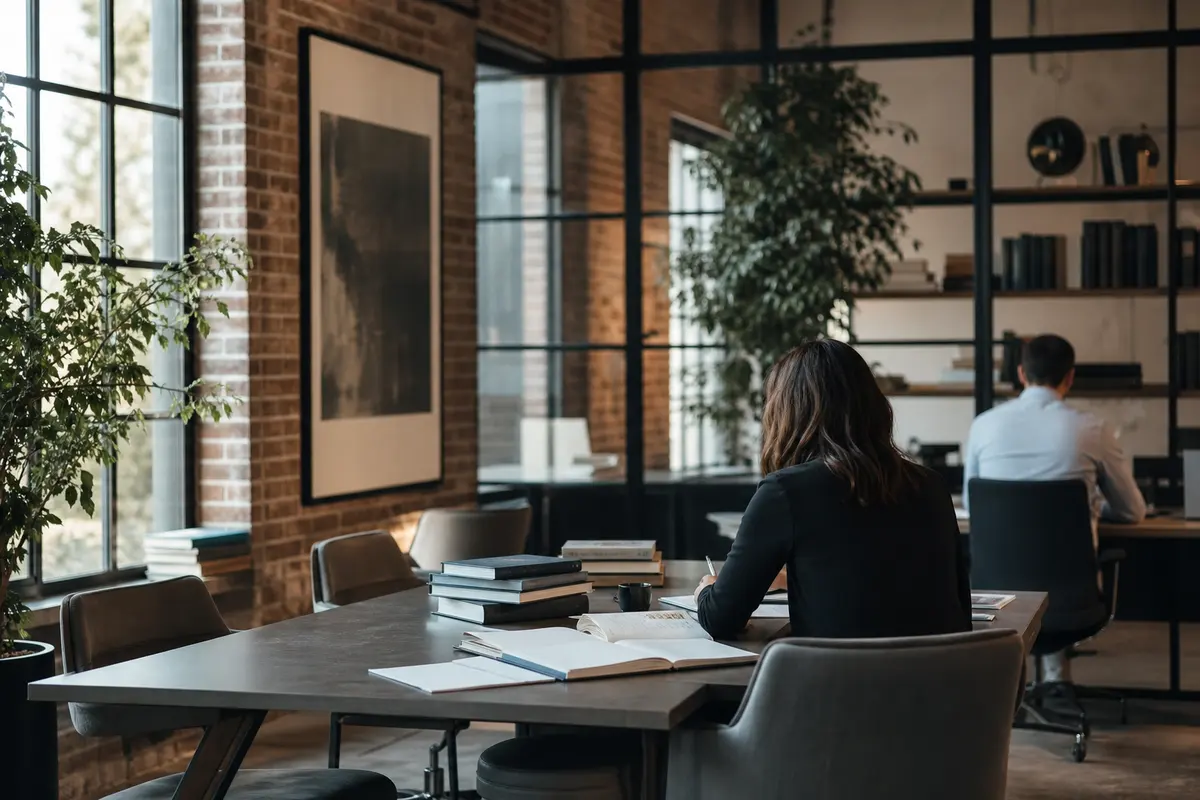 Editorial marketing planning scene for Hickory Creek, Texas