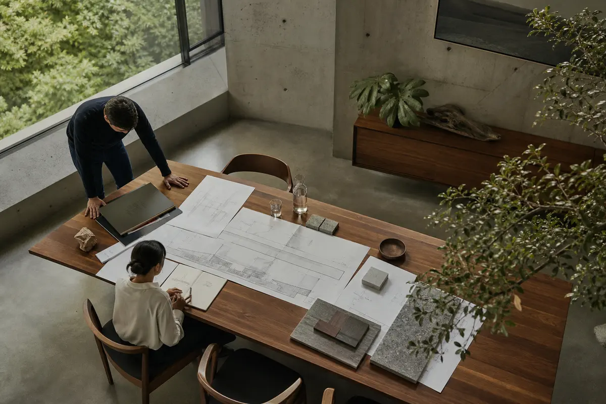 Editorial platform planning scene for Custom Software in Highlands, Texas