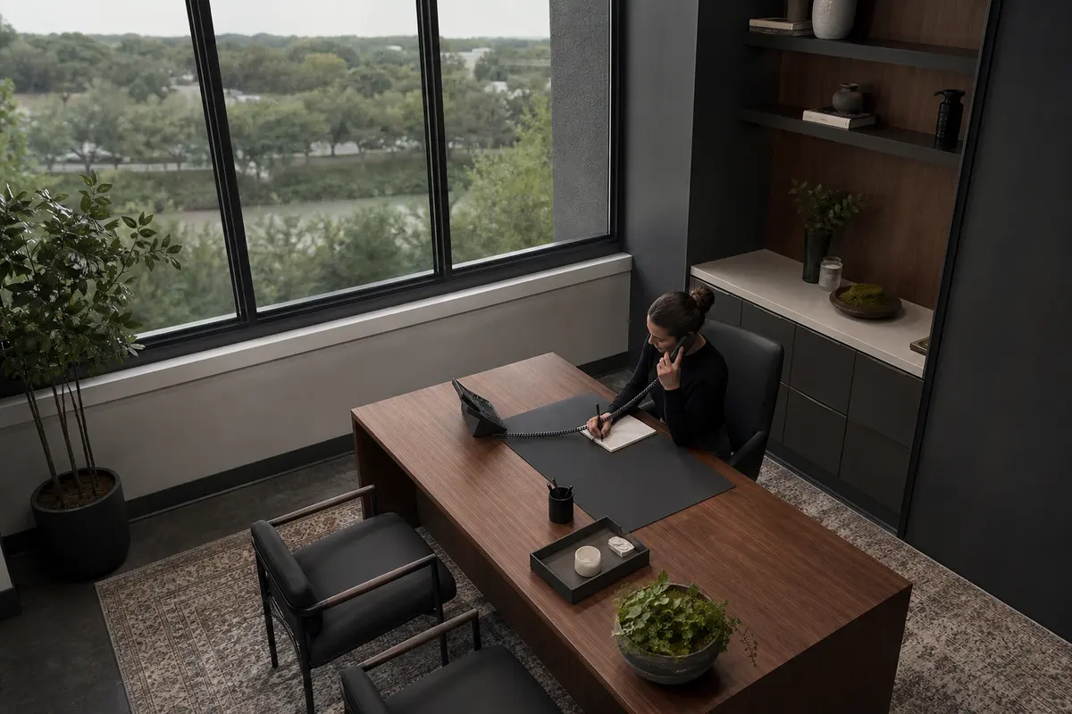 Editorial intake planning scene for AI Answering in Horizon City, Texas