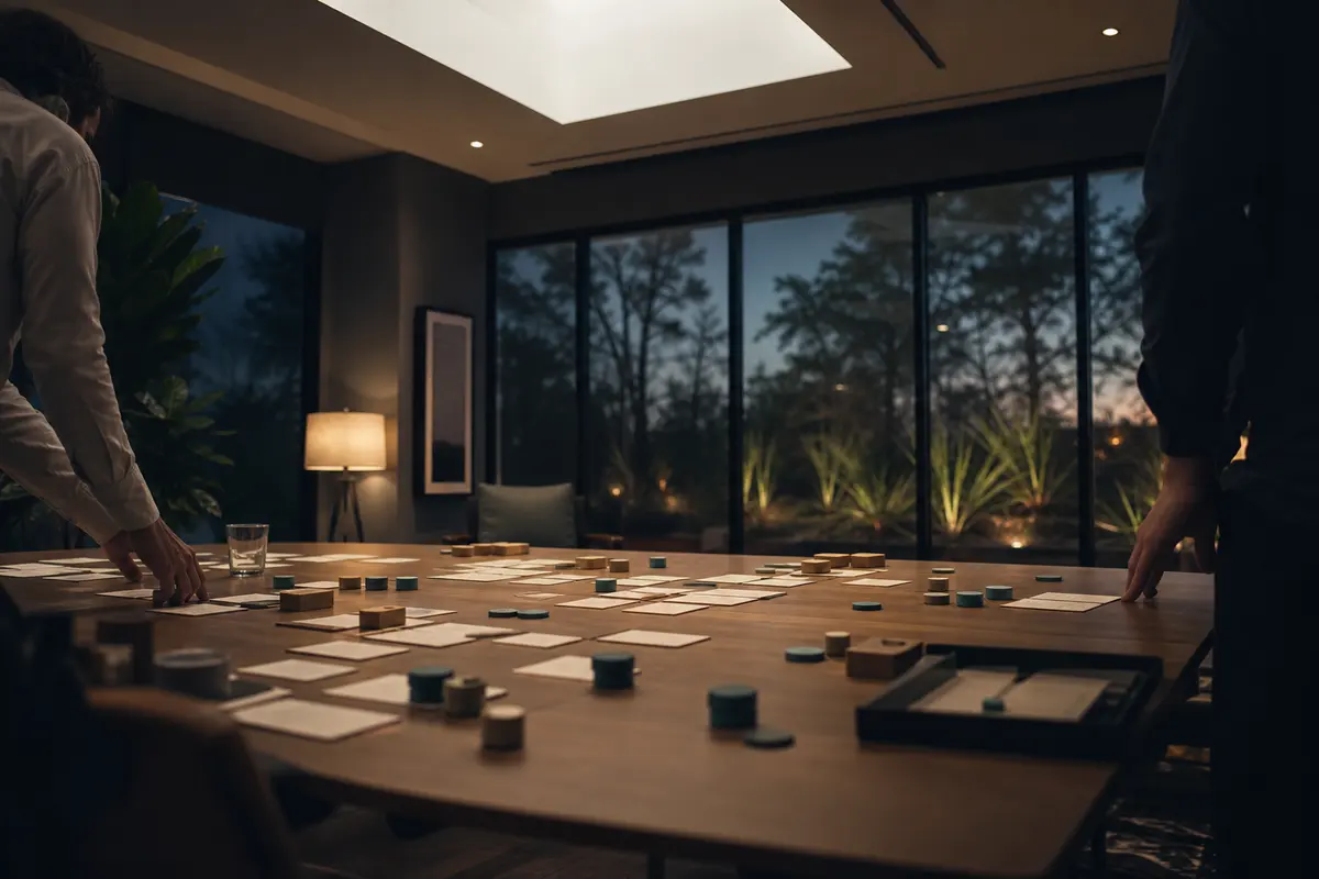 Editorial platform planning scene for Custom Software in Hudson, Texas