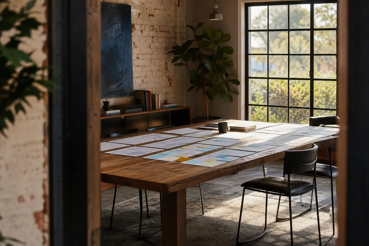 Editorial marketing planning scene for Humble, Texas