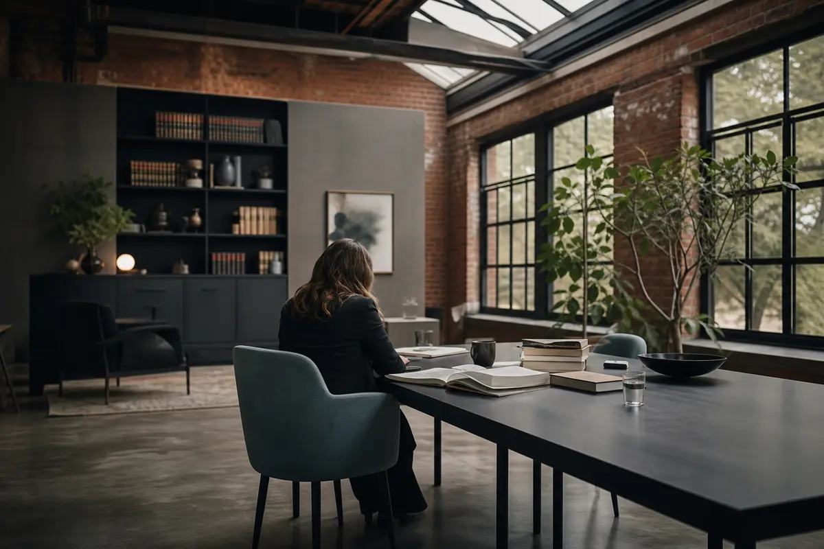 Editorial marketing planning scene for Huntsville, Texas
