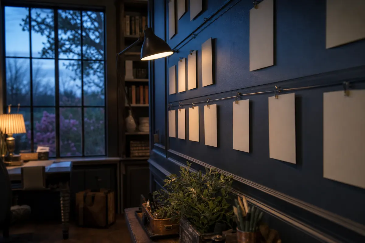 Editorial marketing planning scene for AI SEO in Hutchins, Texas