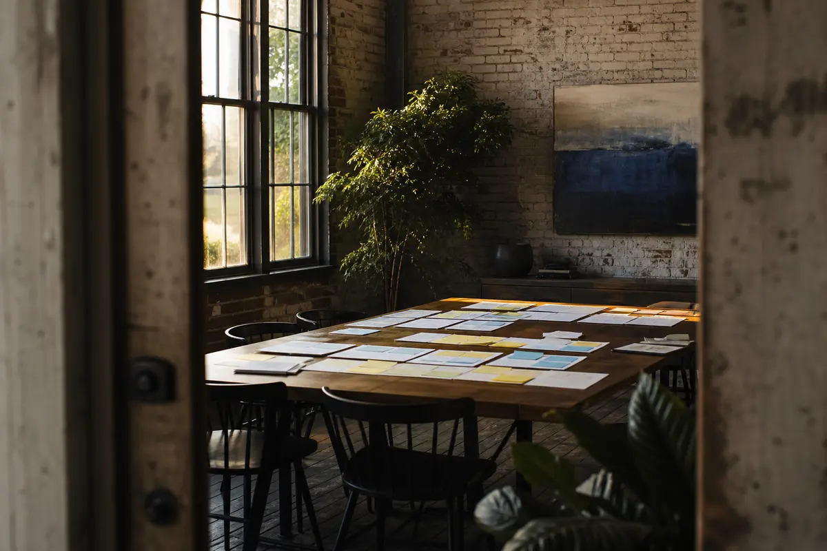 Editorial marketing planning scene for Legal News in Jacksonville, Texas