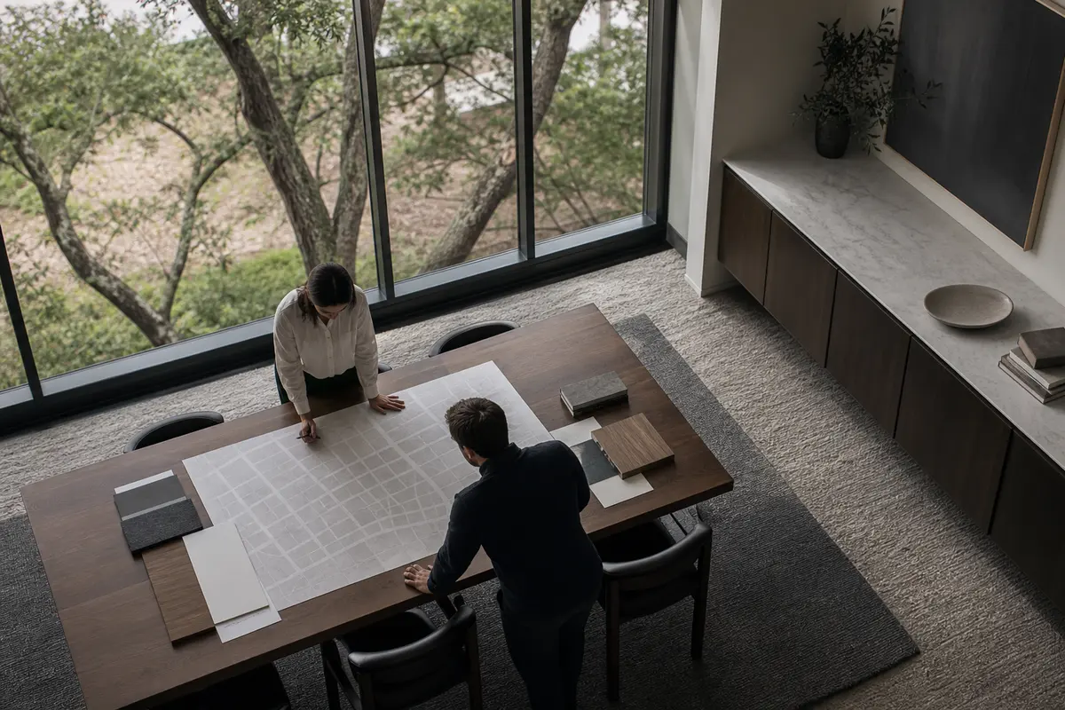 Editorial marketing planning scene for Reputation & Reviews in Jersey Village, Texas