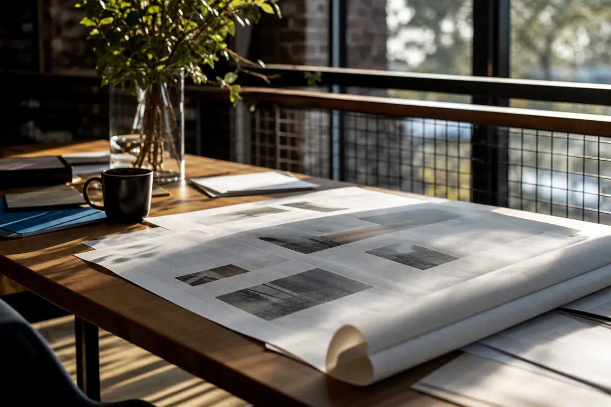 Editorial marketing planning scene for Joshua, Texas