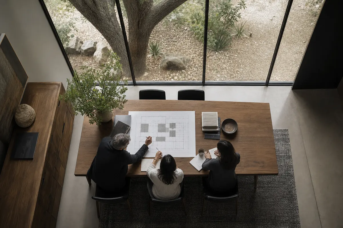Editorial marketing planning scene for Local Service Ads in Kerrville, Texas