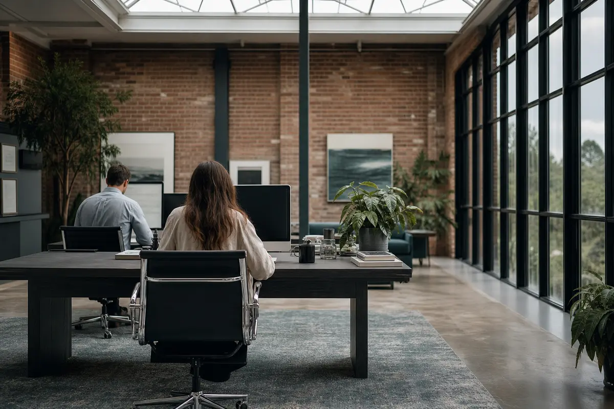 Editorial marketing planning scene for Legal News in Kingsville, Texas