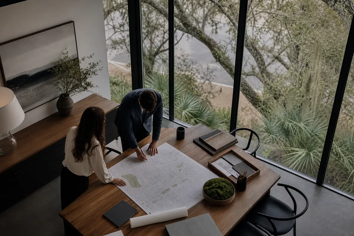 Editorial marketing planning scene for Legal News in Kirby, Texas
