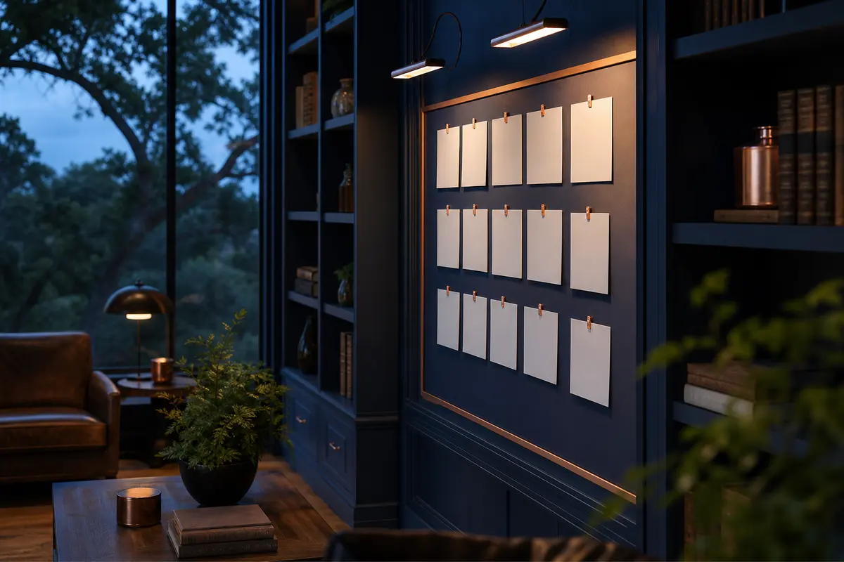 Editorial marketing planning scene for Krum, Texas