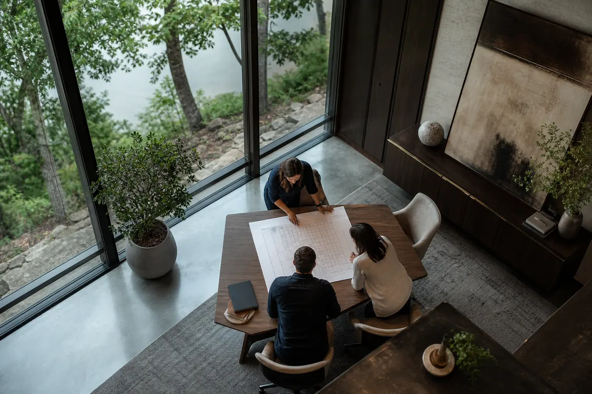 Editorial marketing planning scene for Local Service Ads in Lake Dallas, Texas