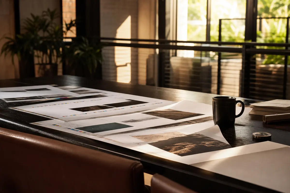 Editorial marketing planning scene for Lakehills, Texas