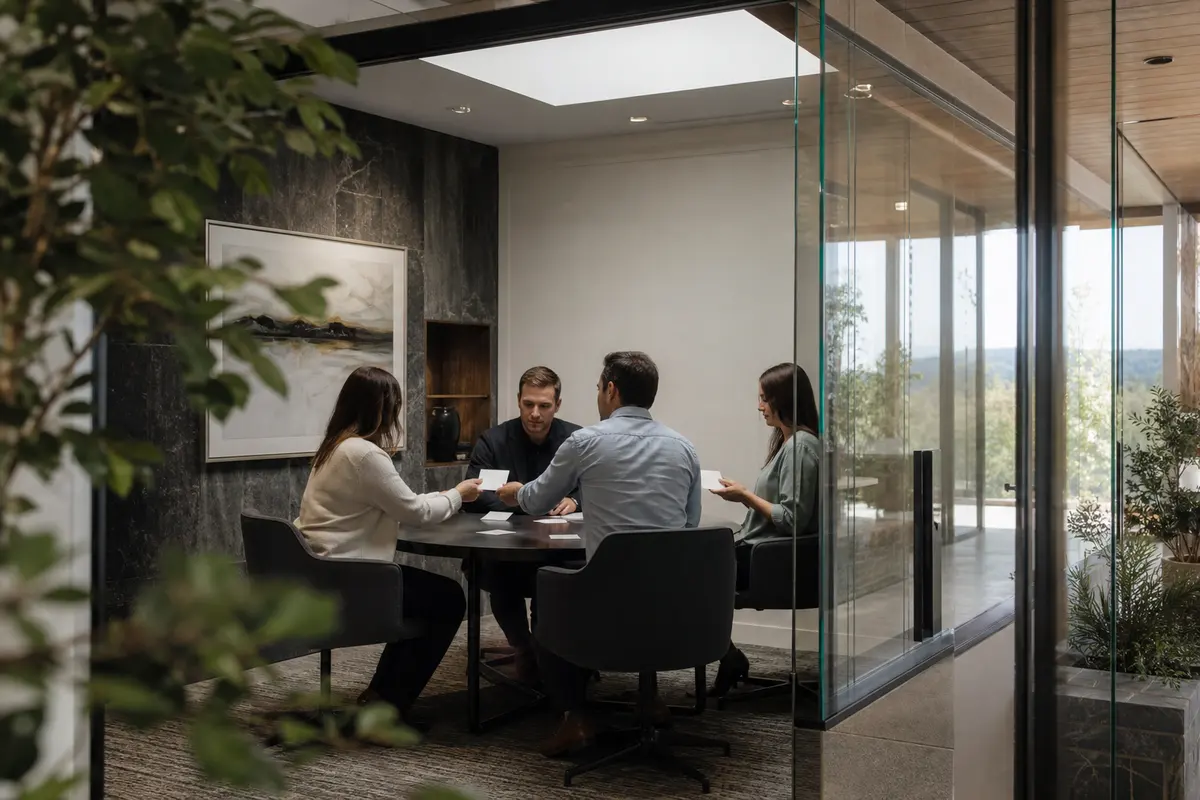 Editorial intake planning scene for Lead Attribution in Lakeway, Texas