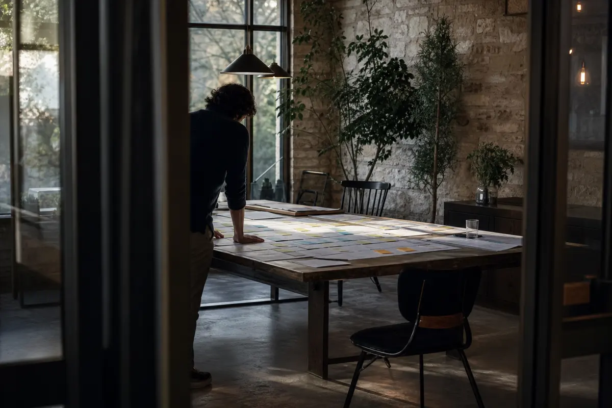 Editorial marketing planning scene for Lakeway, Texas