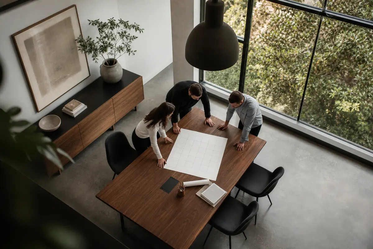 Editorial marketing planning scene for Legal News in League City, Texas