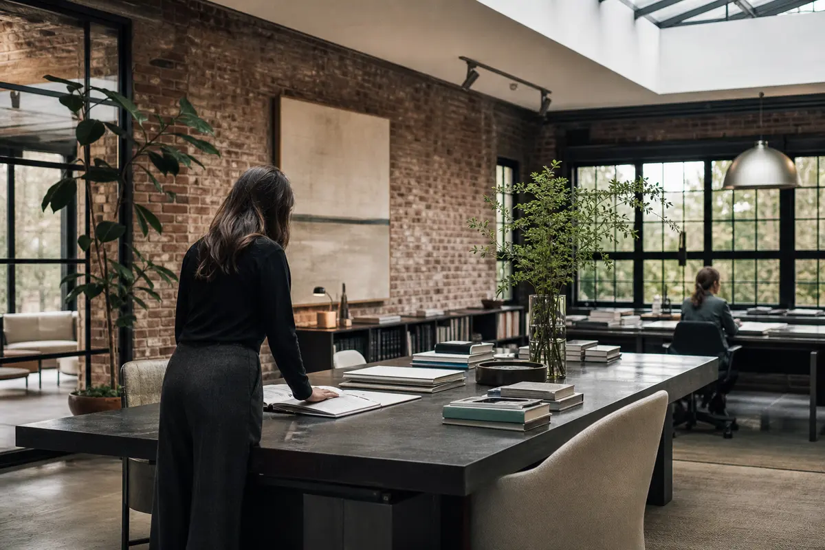 Editorial marketing planning scene for Legal News in Lewisville, Texas